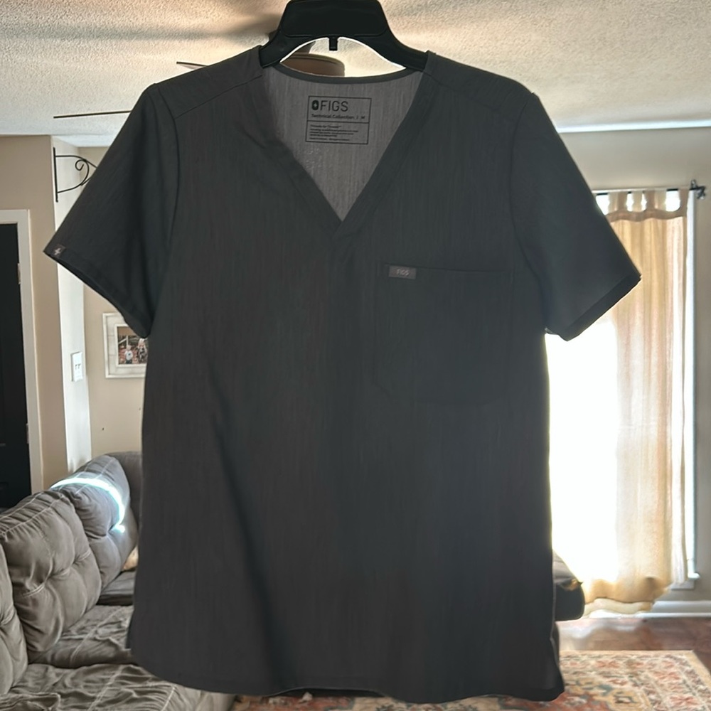 FIGS heather gray medium set
